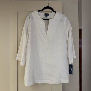 Chaps Classics Size XL Linen Off White